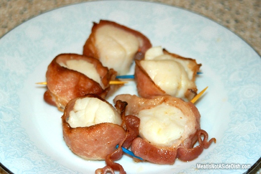 Broiled Bacon Wrapped Scallops Recipe