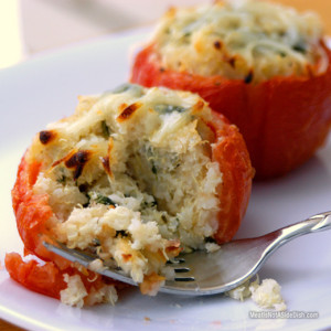 Tomatoes Stuffed with Quinoa